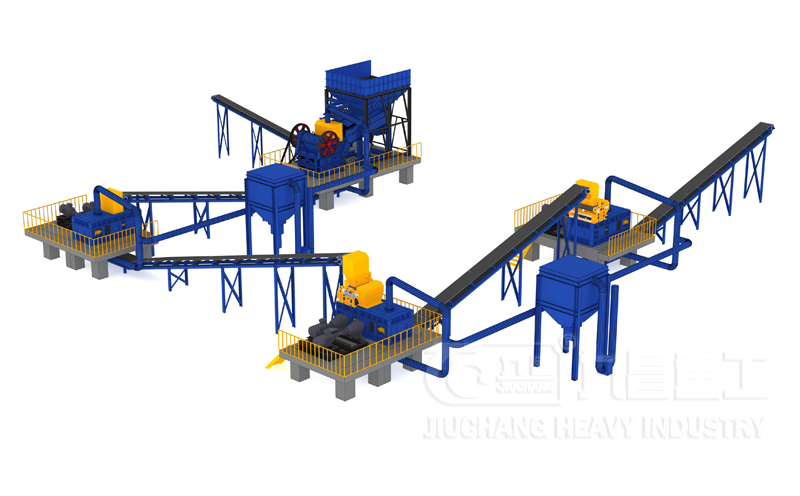 高細(xì)度不篩分破碎生產(chǎn)線