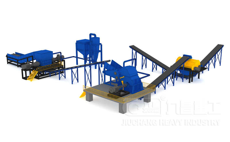 廢鋼生產(chǎn)線